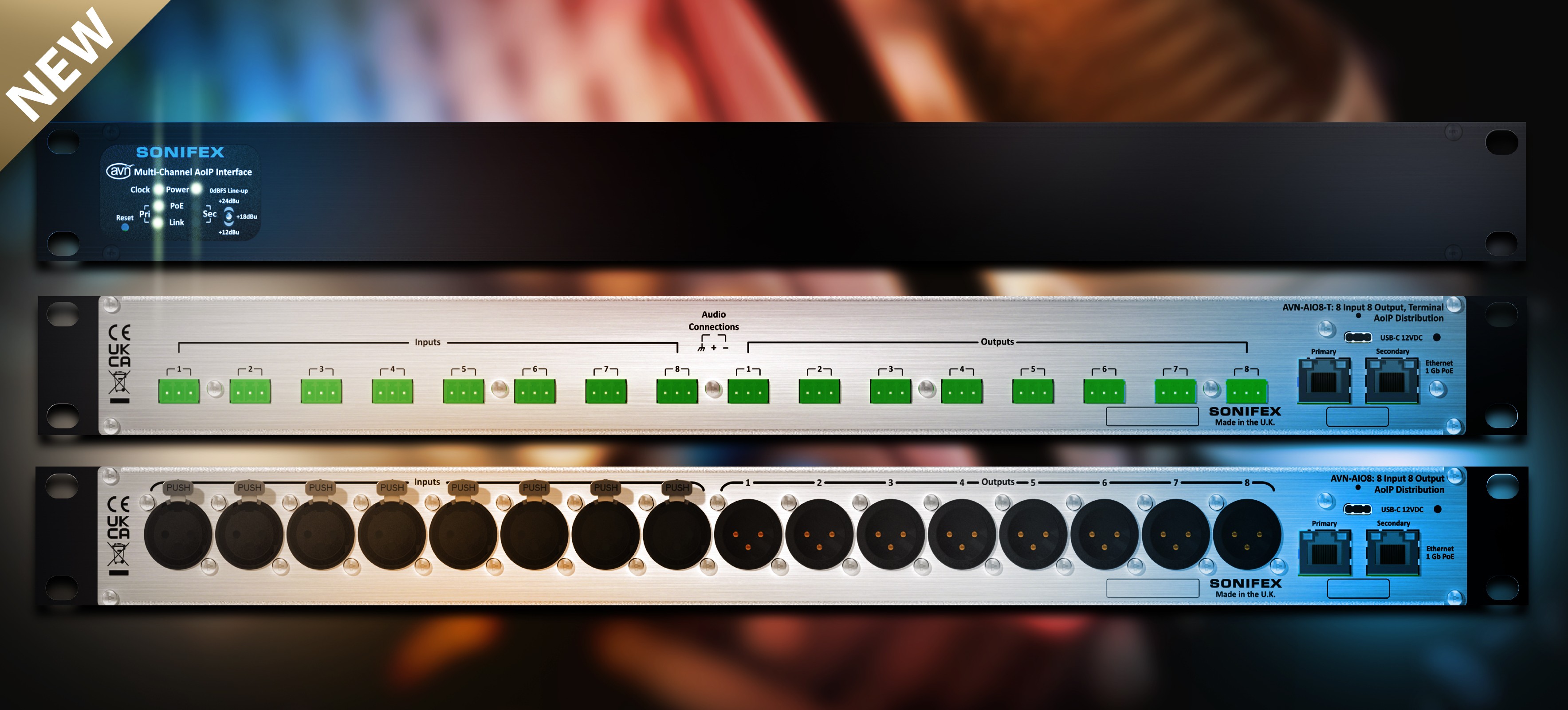 Analogue and Digital AoIP Interfaces